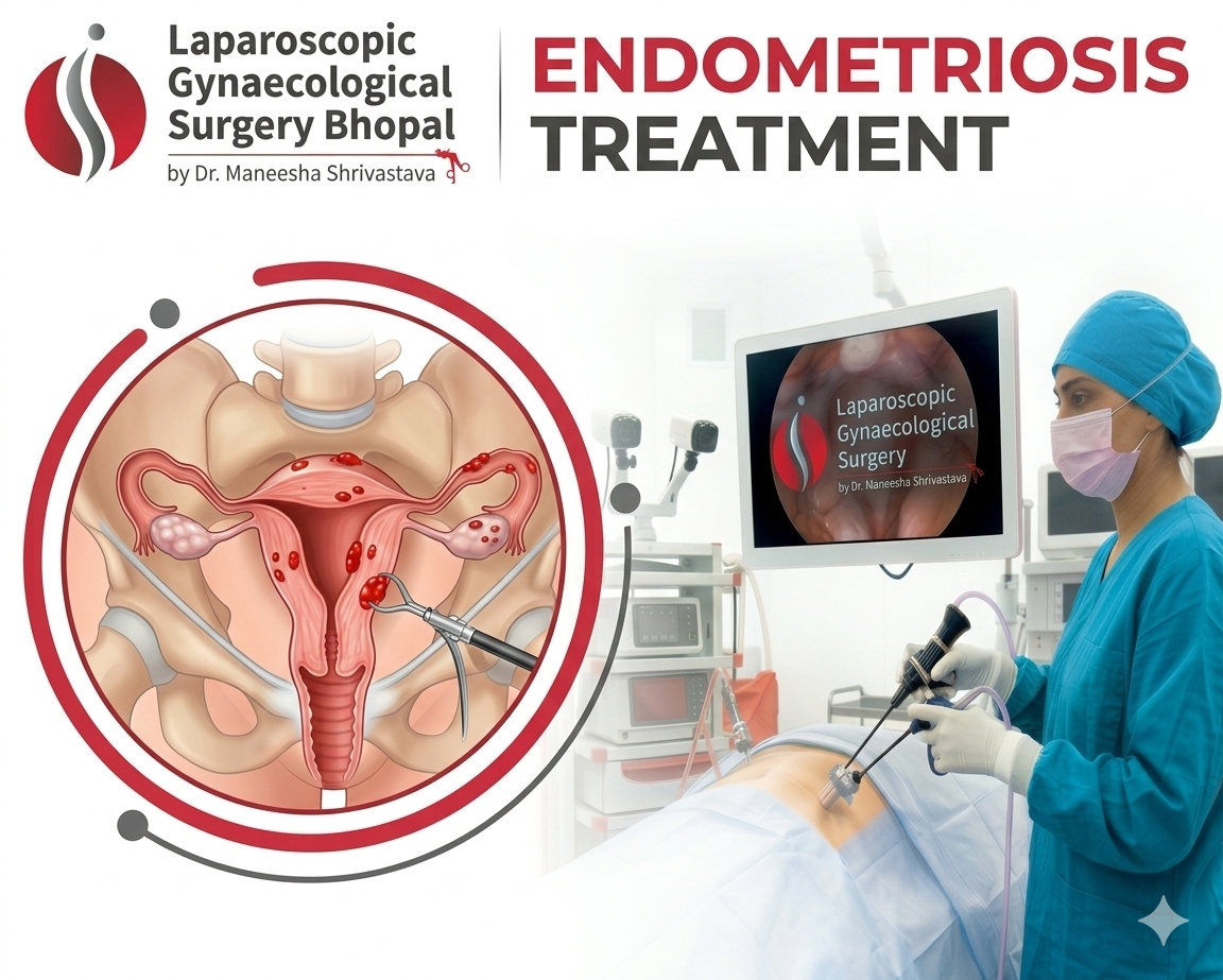 endometriosis treatment laparoscopic surgery uterus condition