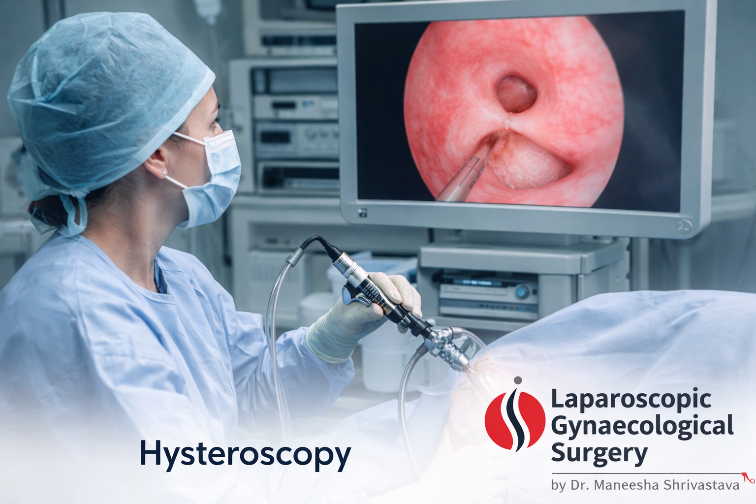 hysteroscopy procedure uterus examination with camera